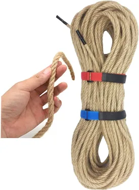 164 Feet 8mm Jute Twine, Heavy Duty Jute Rope, Natural Hemp Rope for DIY Arts Crafts, Gardening, BundlingHome Decorating, Cat Scratching Post