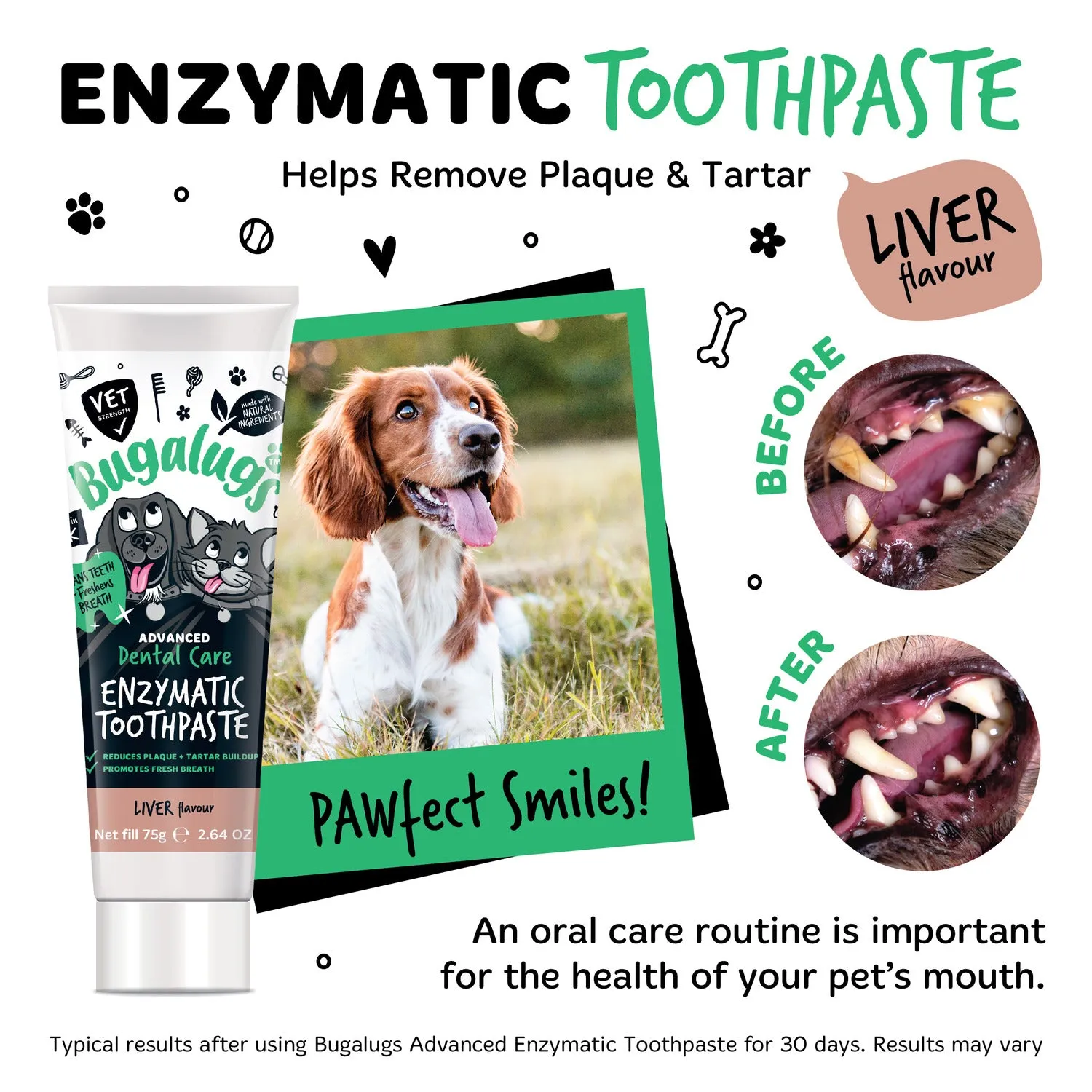 Advanced Dental Care Enzymatic Toothpaste (Liver Flavour) for Dogs & Cats