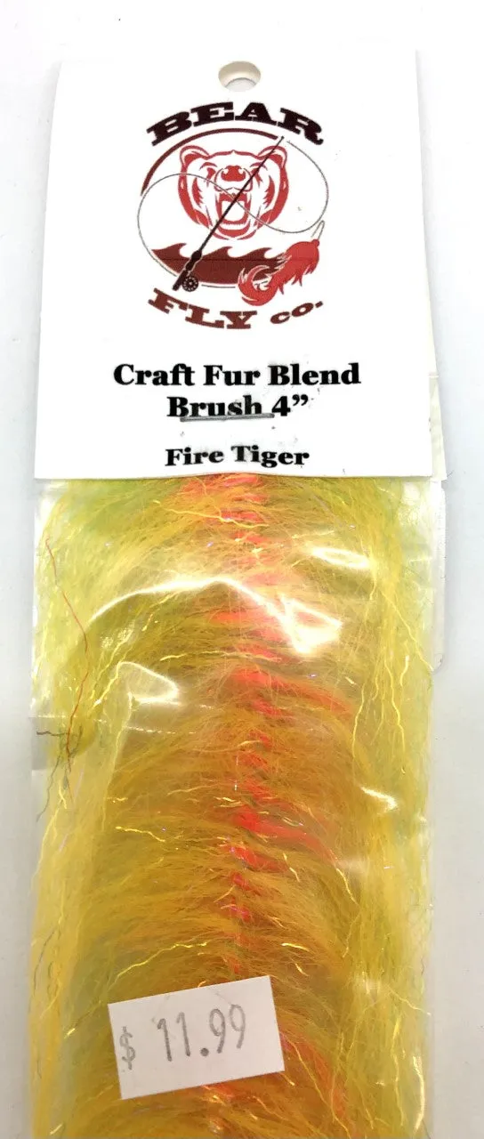 Bear Fly Co Craft Fur Blend Brush 4"