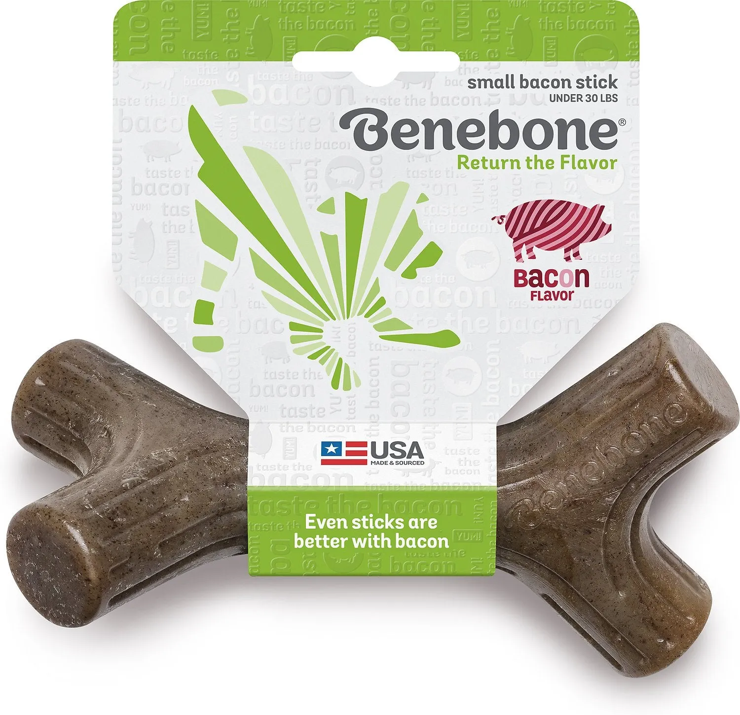 Benebone Flavored Stick Tough Dog Chew Toy