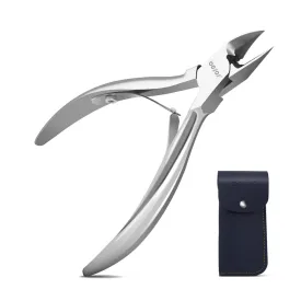 BEZOX Toenail Clippers for Thick Nails, Long Handle Nail Clipper for Women - Chameleon Stainless Steel Toenail Cutter (Rainbow)