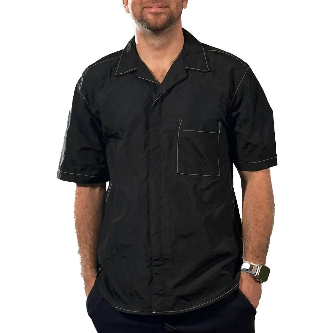Black Unisex Shirt by Jim Jump