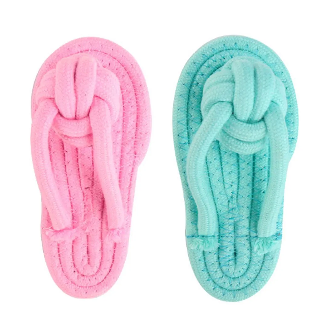 Braided Rope Slipper Toy