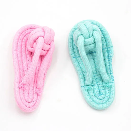 Braided Rope Slipper Toy