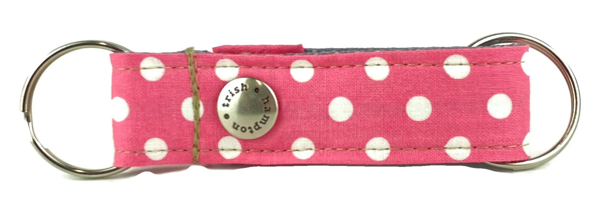 Bubblegum Polka Dot Snappy Keychain - 512