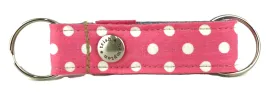 Bubblegum Polka Dot Snappy Keychain - 512