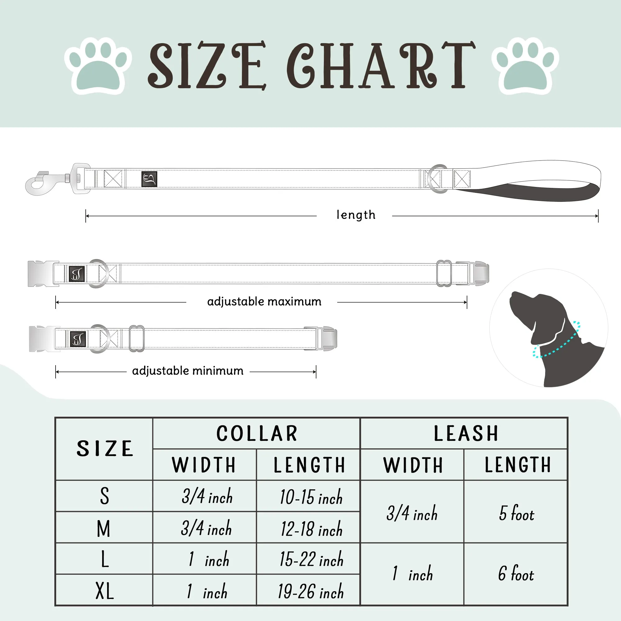 Buffalo Check Dog Collar and Leash Set