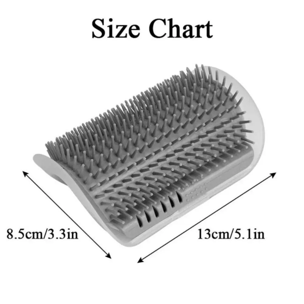 cat self grooming comb wall mounting catface head rubs catskin brushes ✈️ free.shipping