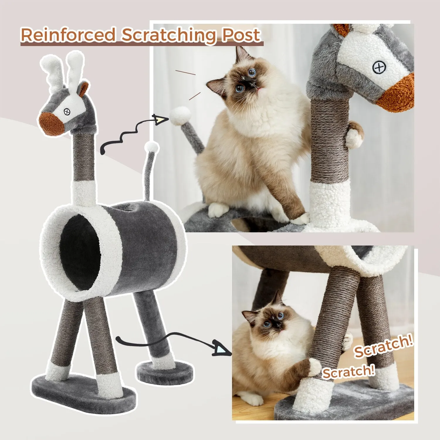 Cute Activity Cat Tree Condo
