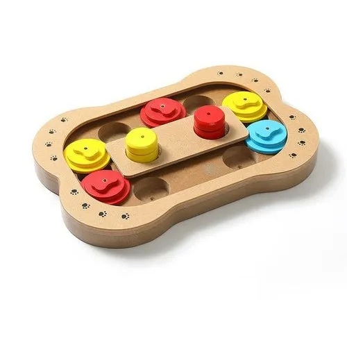 Dog Puzzle Toys Increase IQ Interactive Slow Dispensing Feeder Pet Cat