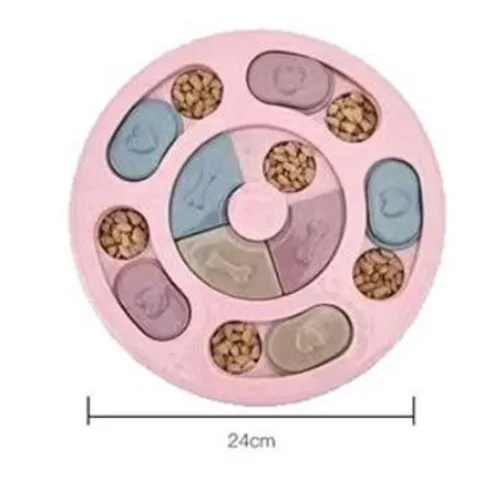 Dog Puzzle Toys Increase IQ Interactive Slow Dispensing Feeder Pet Cat