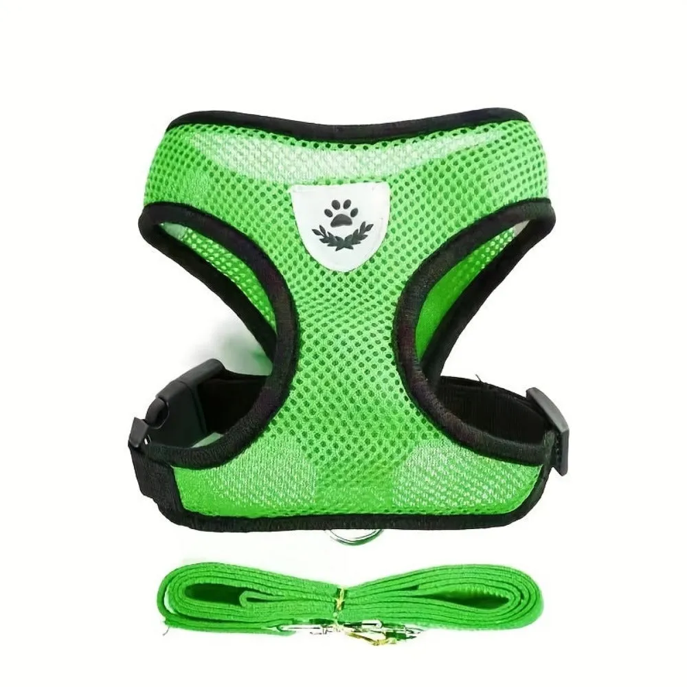 dogs harness night reflective glowing petsafe around waist leash collar ✈️ free.shipping