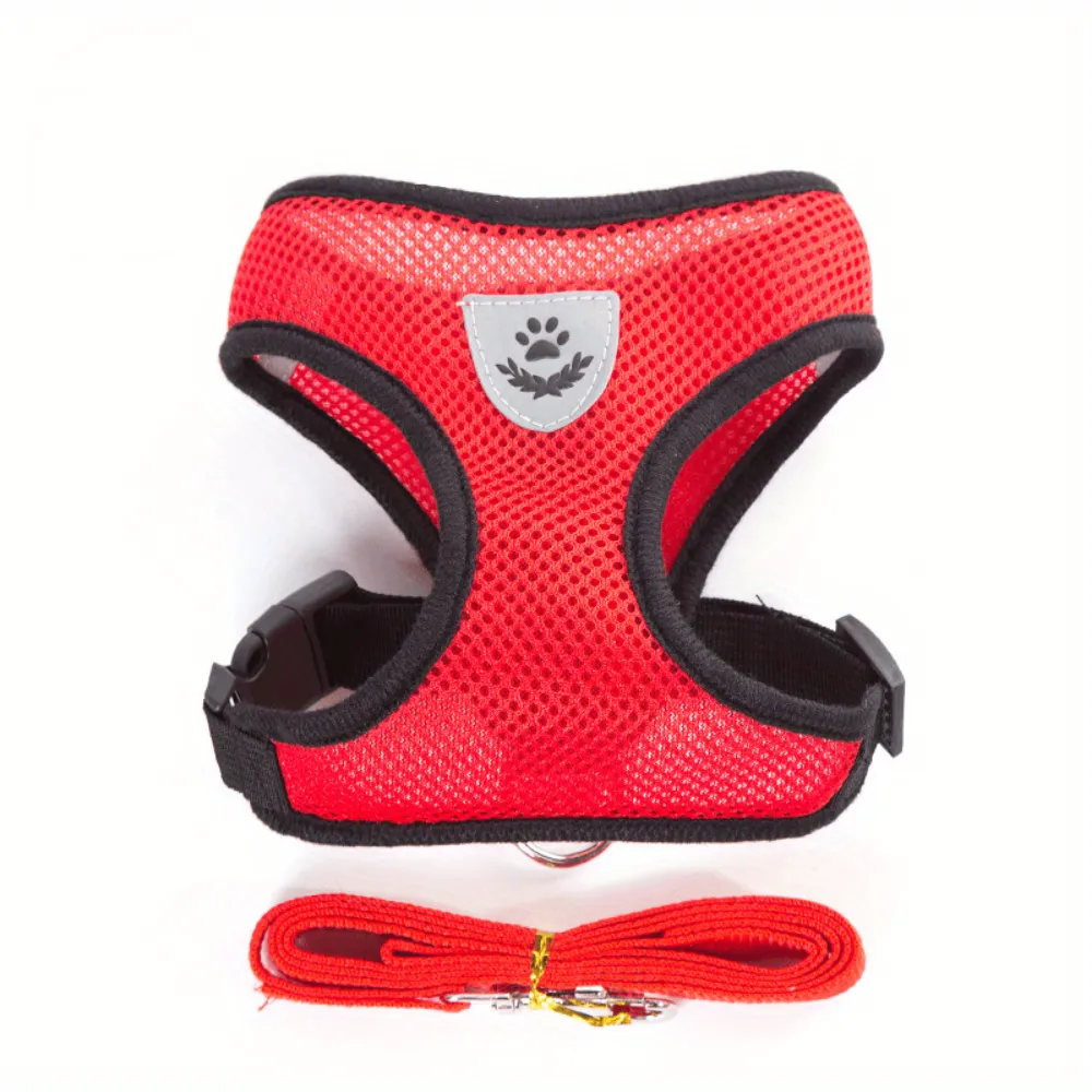 dogs harness night reflective glowing petsafe around waist leash collar ✈️ free.shipping