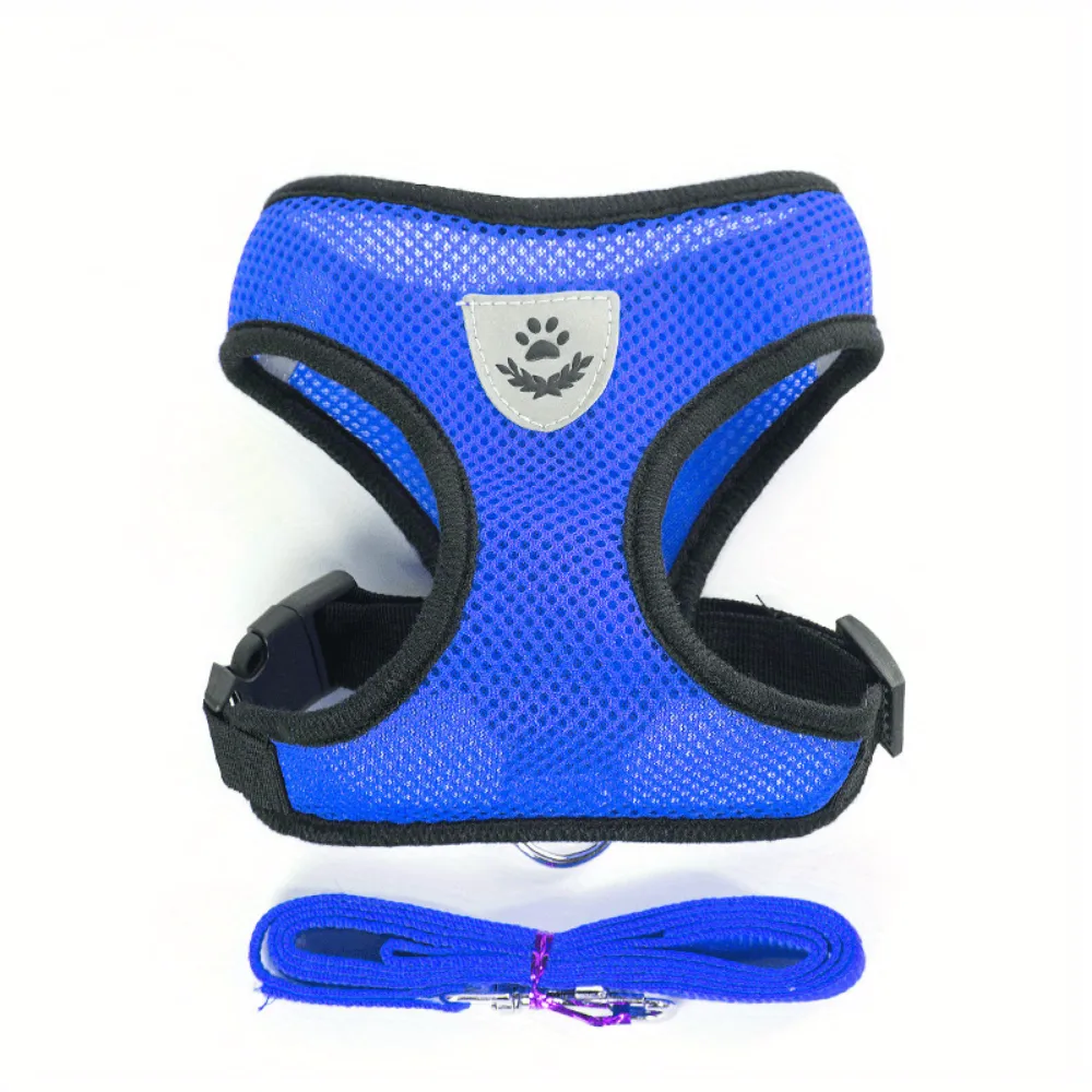 dogs harness night reflective glowing petsafe around waist leash collar ✈️ free.shipping