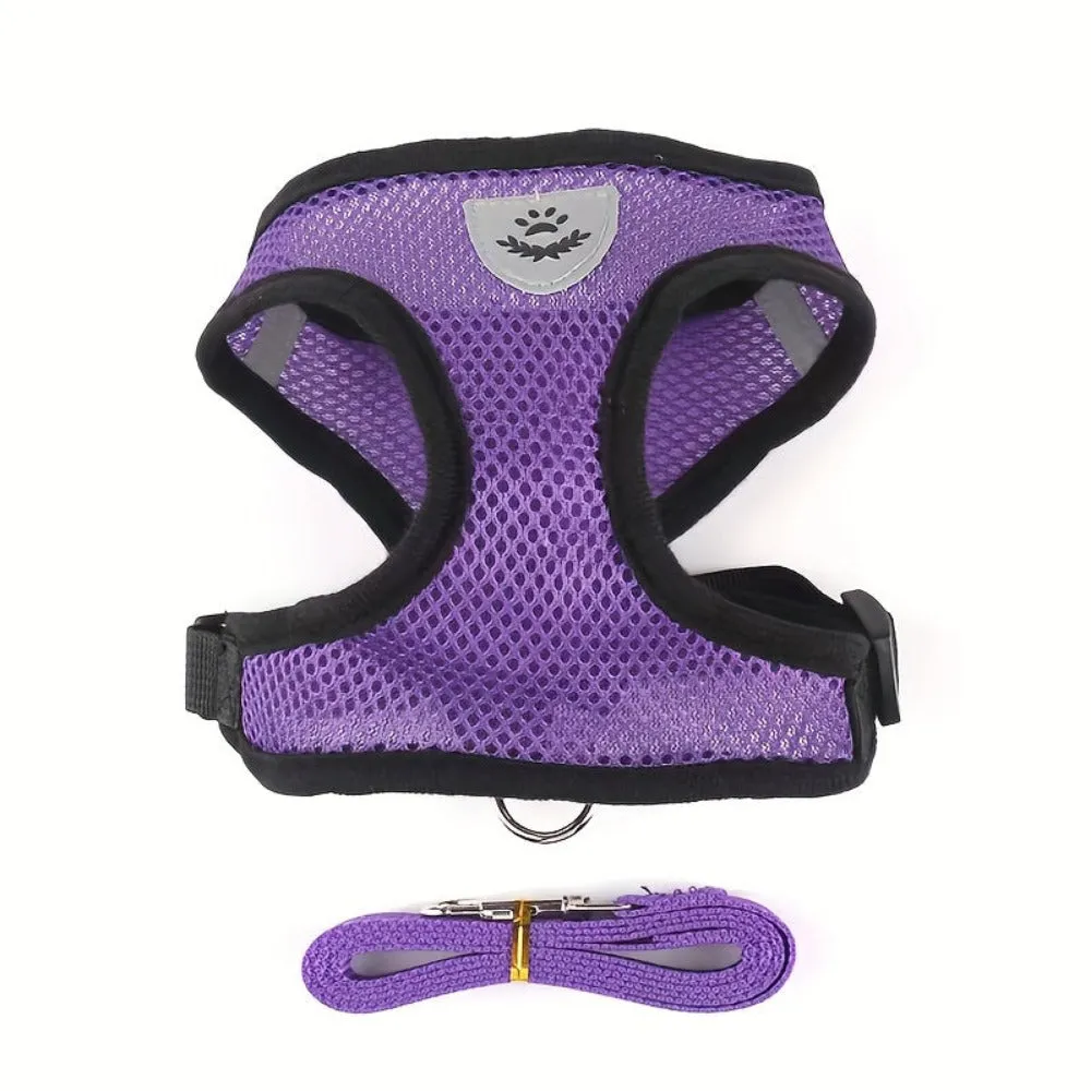 dogs harness night reflective glowing petsafe around waist leash collar ✈️ free.shipping