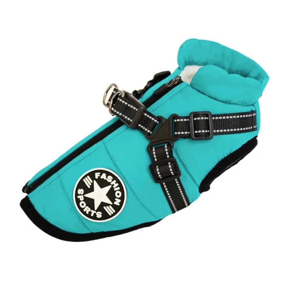 dogs outdoors clothes cotton harness around waist under belly raincloth ✈️ free.shipping