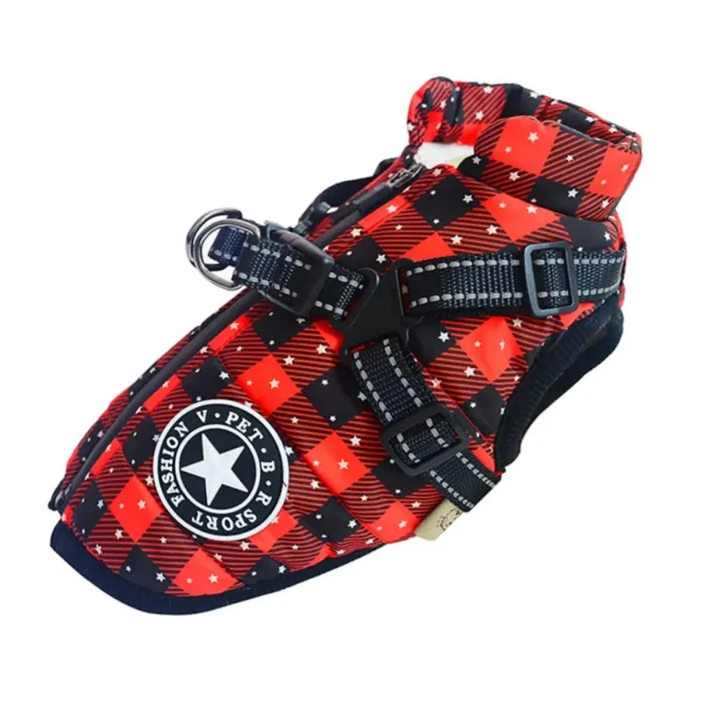 dogs outdoors clothes cotton harness around waist under belly raincloth ✈️ free.shipping