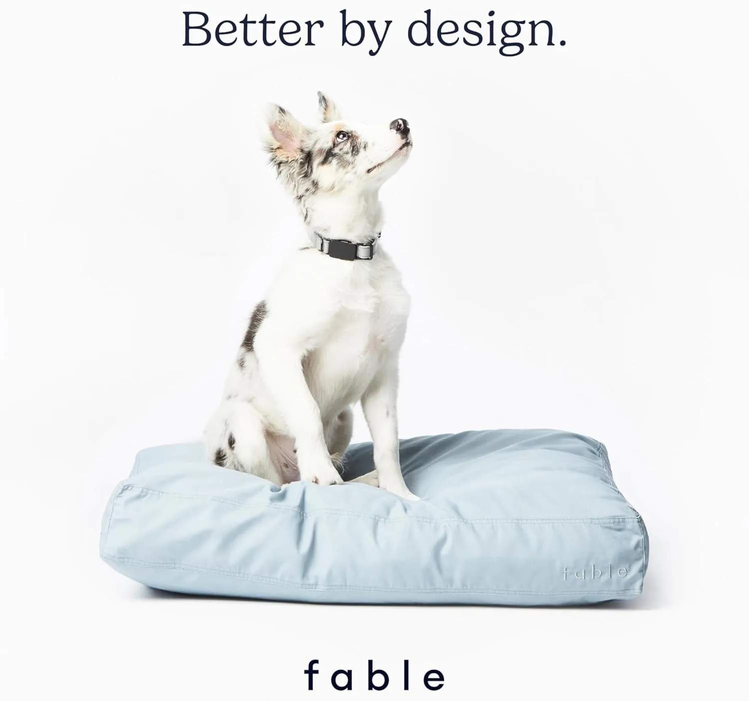 FABLE Dog Bed - Extra Soft Dog Bed  Minimalist Design  Water Resistant, Easy to Clean Exterior - Machine Washable  Memory Foam Interior  Rose Dust XS/S
