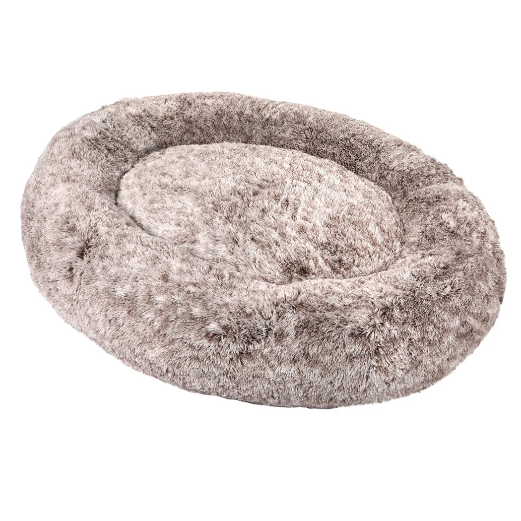 Fluffy Calming Portable Napping Mattress Sofa Bed - 1.8M Brown