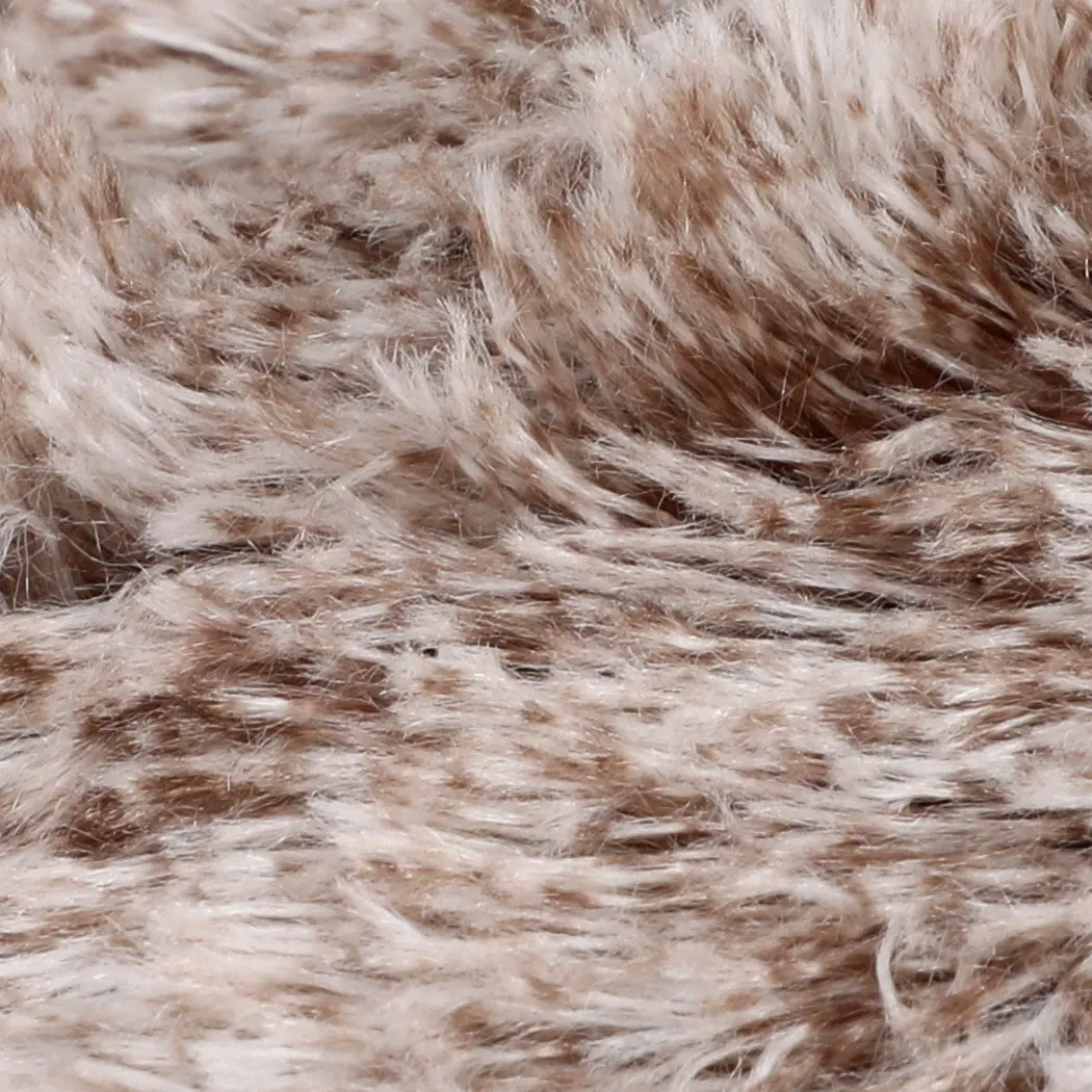 Fluffy Calming Portable Napping Mattress Sofa Bed - 1.8M Brown
