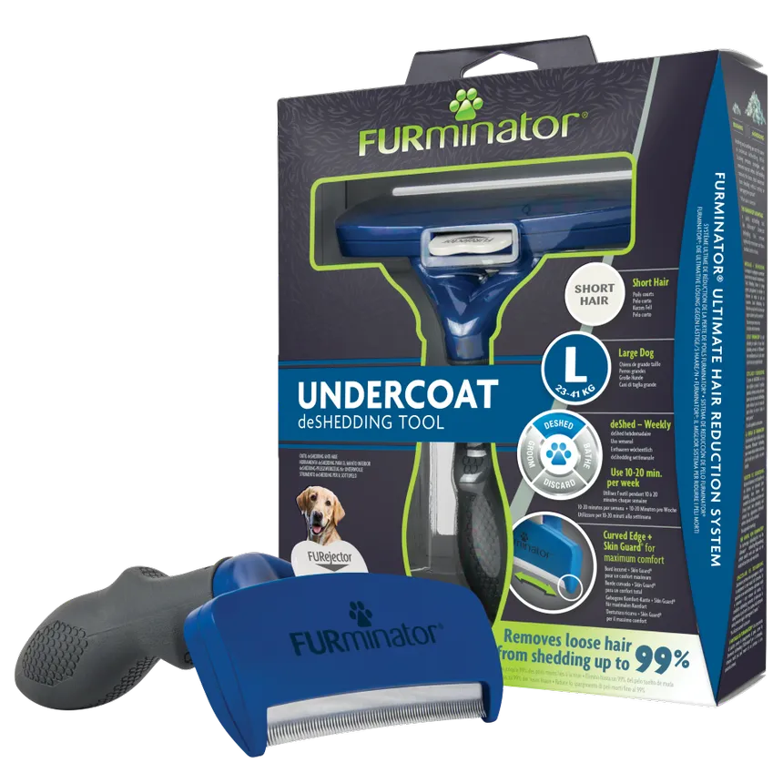 Furminator Large dog Undercoat Deshedding tool, Short hair .