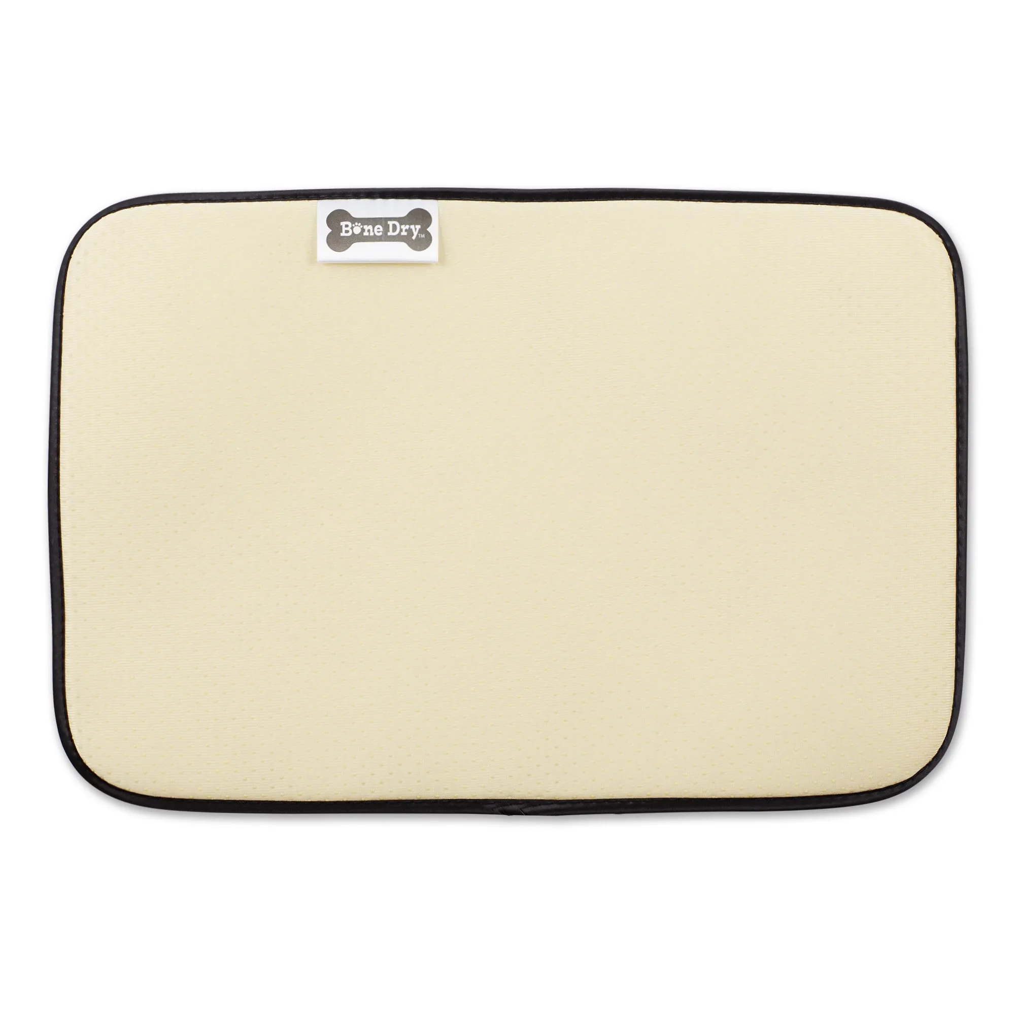 Gray/Off White Lattice Paw Pet Mat