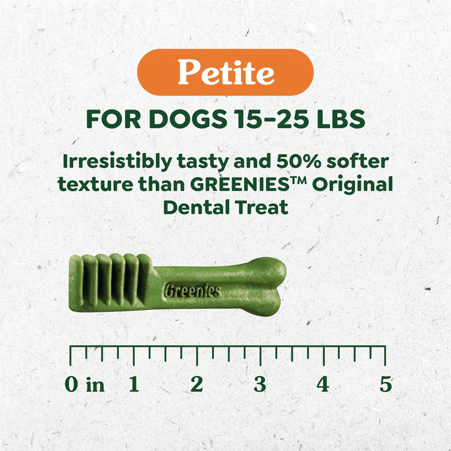 Greenies Aging Care Petite Natural Dental Care Dog Treats, 27 oz. Pack (45 Treats)