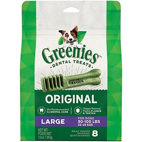 Greenies Dental Chew For Large Dogs (8 Pack)