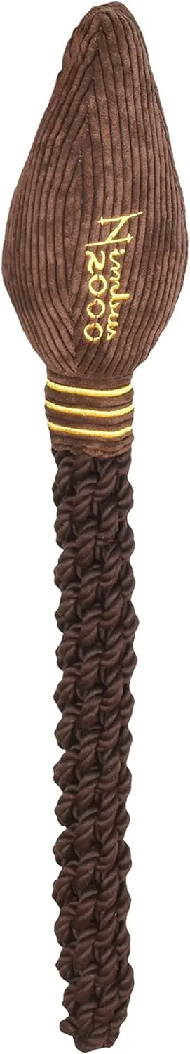 Harry Potter Nimbus 2000 Rope Pet Toy | Rope Tug Toy for Dogs | Nimbus 2000 Dog Toy for Tugging with Crinkle and Squeaker