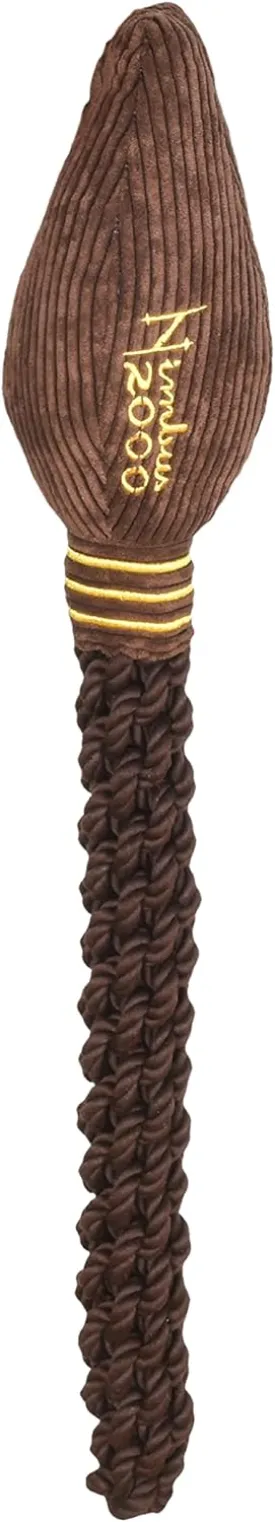 Harry Potter Nimbus 2000 Rope Pet Toy | Rope Tug Toy for Dogs | Nimbus 2000 Dog Toy for Tugging with Crinkle and Squeaker
