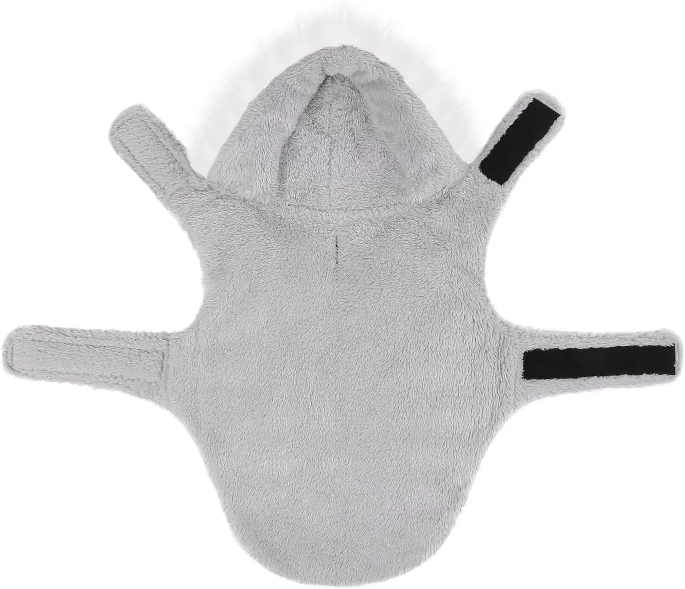 HDE Dog Puffer Jacket Fleece Lined Warm Dog Parka Winter Coat with Harness Hole 90s Colorblock - L