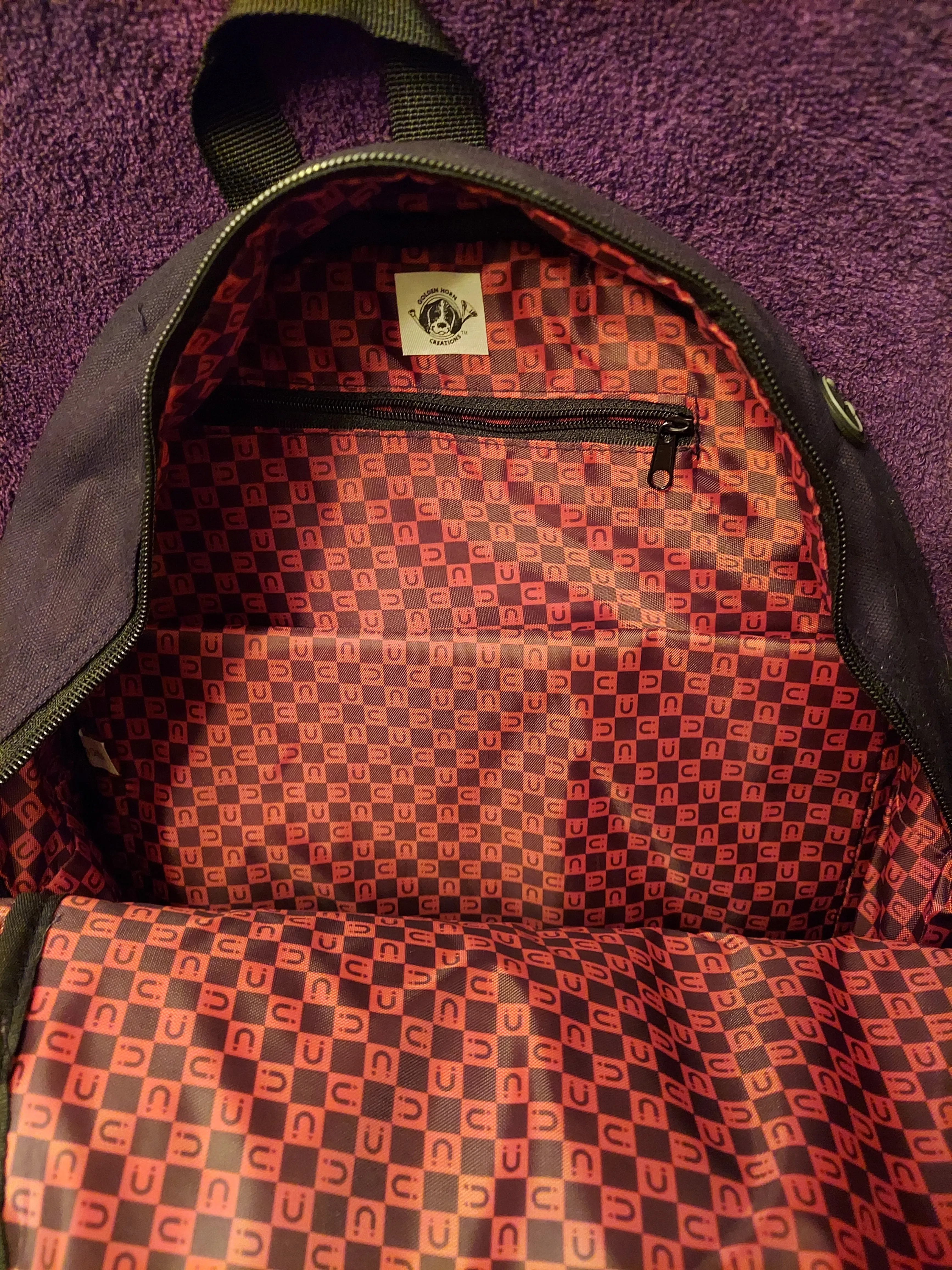 High in Trial Obedience Backpack,  so functional
