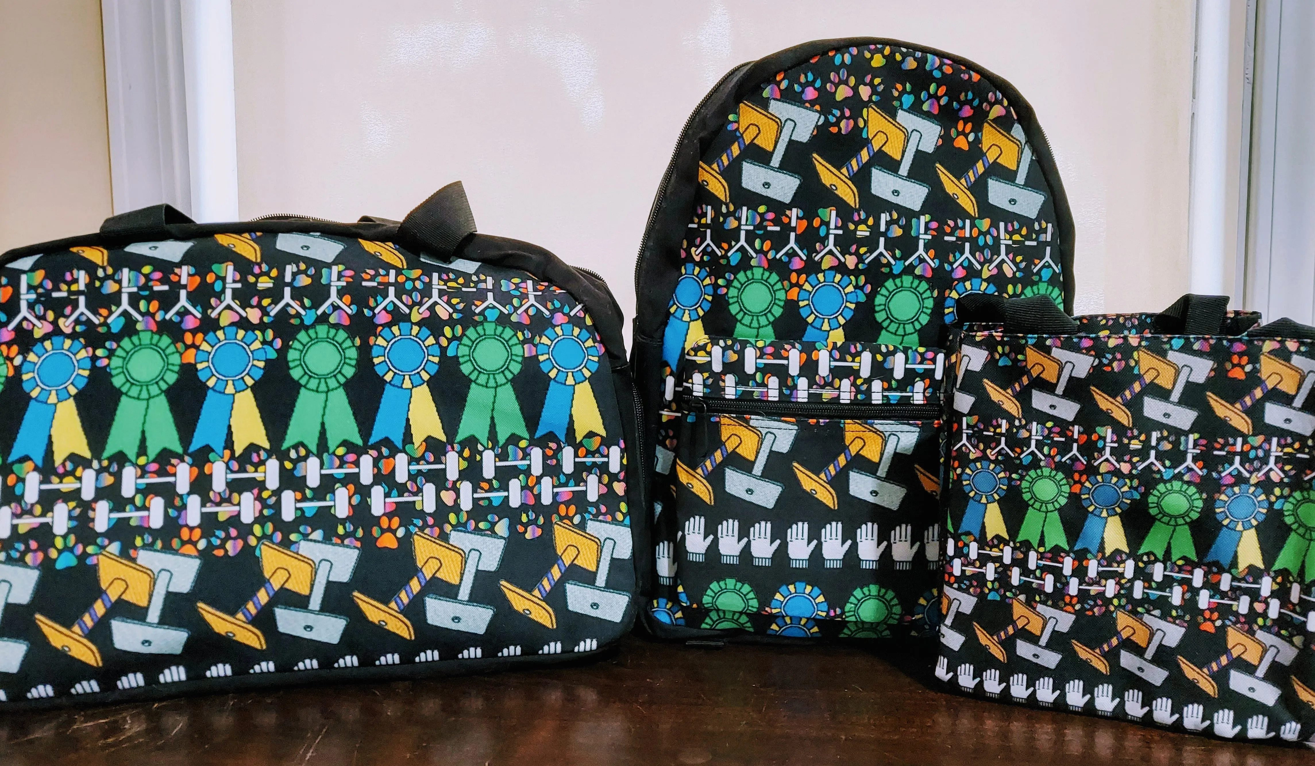 High in Trial Obedience Backpack,  so functional