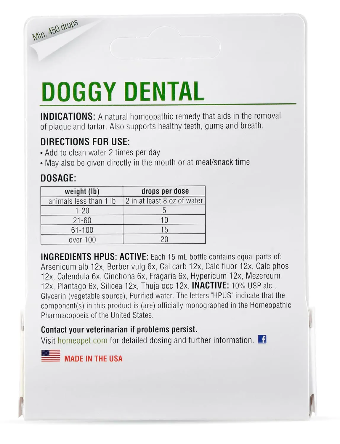 HomeoPet Doggy Dental