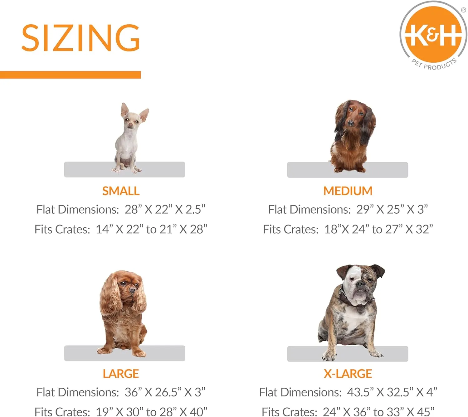 K&H Pet Products Ultra Plush Deluxe Bolster Dog Crate Pad; Dog Bed for Medium Crates, Kennels, and Cages; Soft Indoor Portable Machine Washable Pet Mat - Fleece Medium