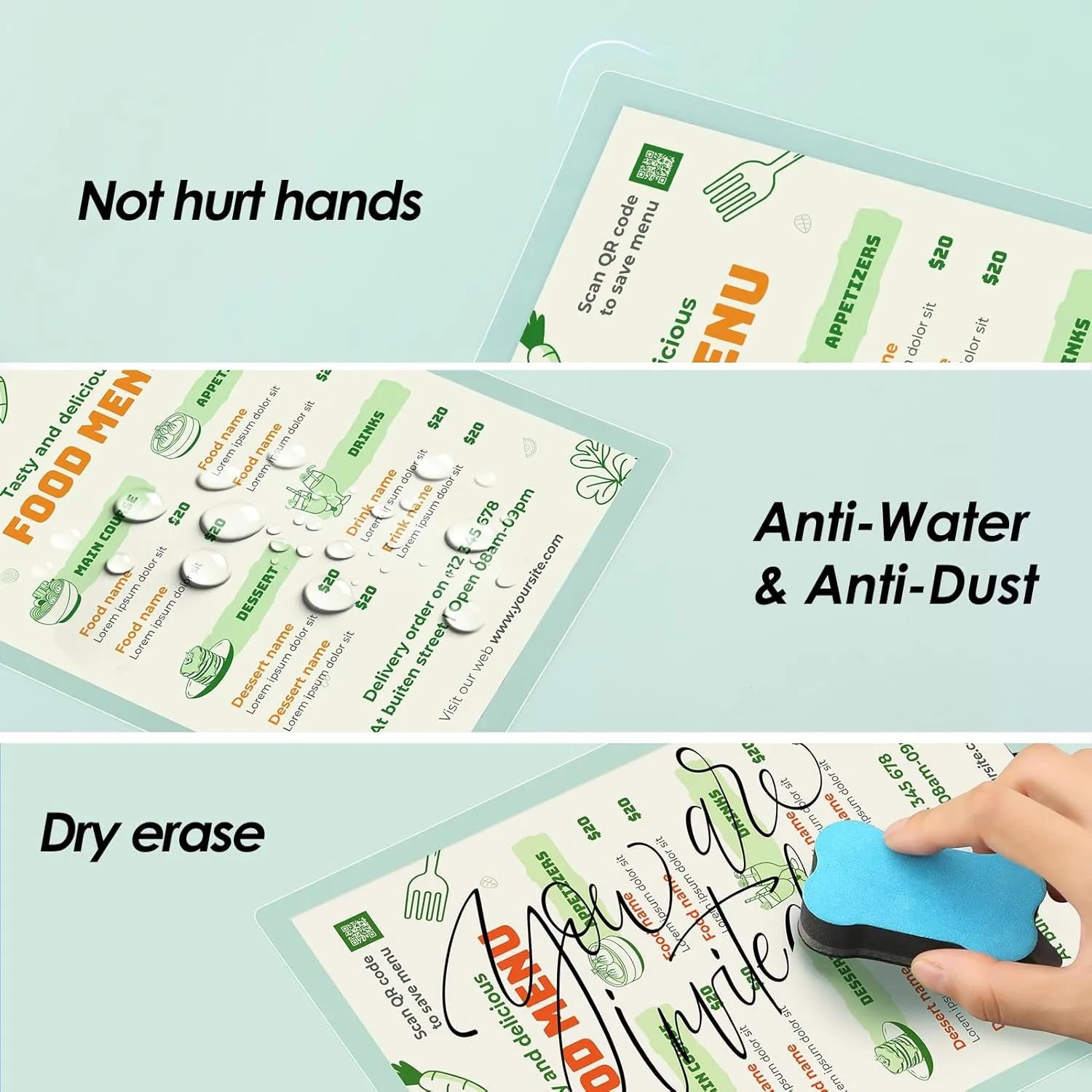 KTRIO Self Adhesive Laminating Pouches for Photos, Waterproof, 10 Mil Thick, No Laminating Machine Needed