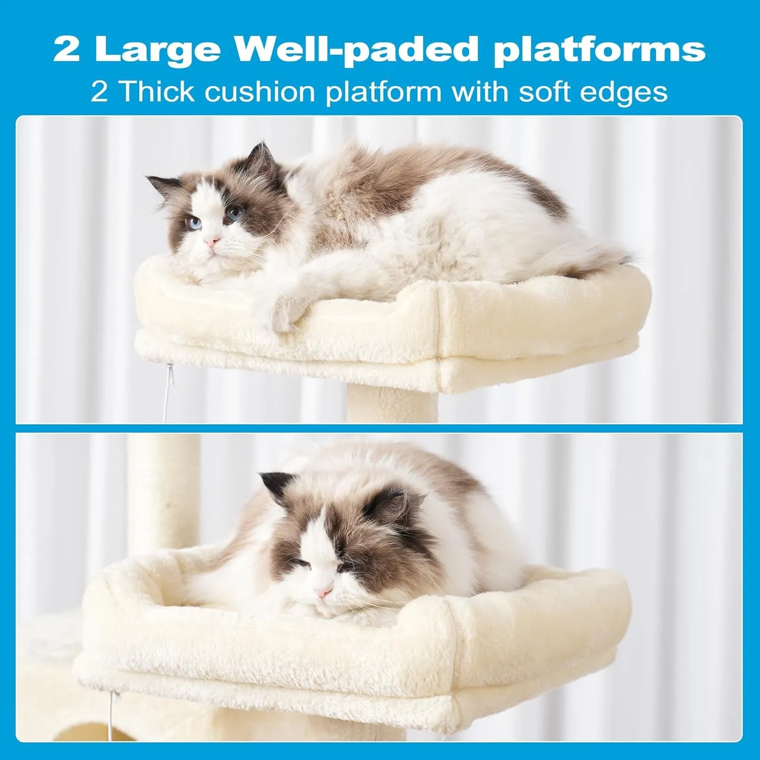 Large Multi-Level Cat Tree Condo Posts
