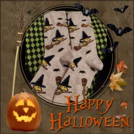 Licensed Peanuts Snoopy or Woodstock Halloween Socks