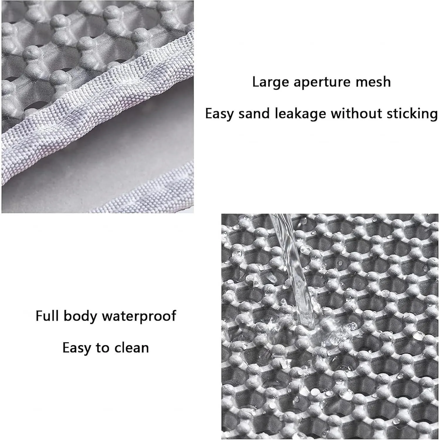 Litter Mat for Litter Box, 24X35In/26X46In Honeycomb Double Layer Litter Box Mat Trapper Cat Litter Trap Mat, Less Waste,Soft On Paws,Non-Slip,26X46In-Black