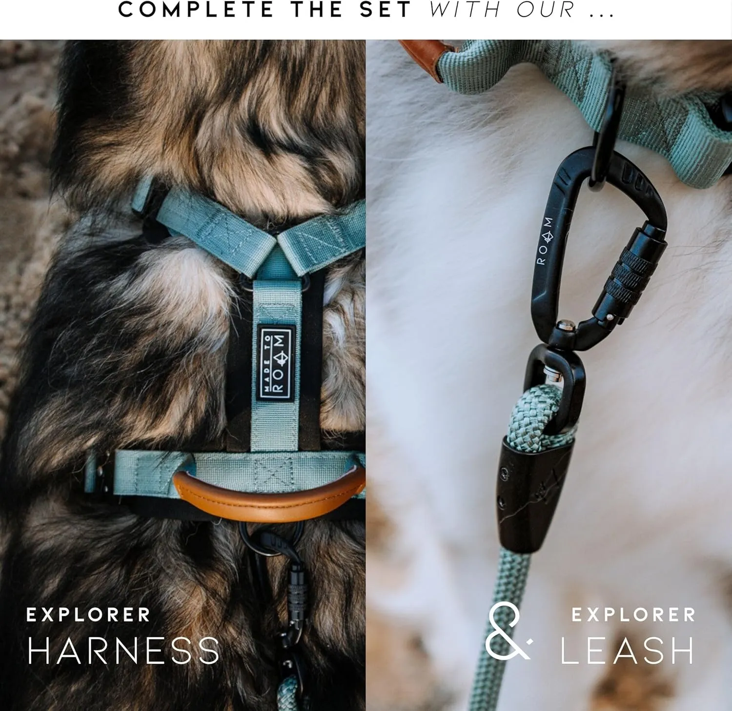 Made to ROAM Premium Dog Collar - Adjustable Heavy Duty Nylon Collar with Quick-Release Metal Buckle (Oregon Haze, Classic Size 0)