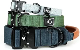 Made to ROAM Premium Dog Collar - Adjustable Heavy Duty Nylon Collar with Quick-Release Metal Buckle (Oregon Haze, Classic Size 0)