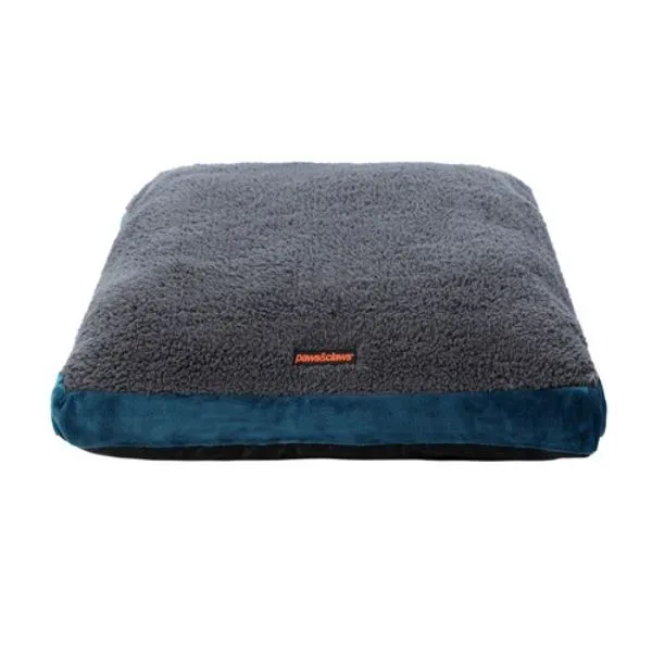 Medium Charcoal / Blue Primo Plush Mattress - 90cm x 70cm x 12cm