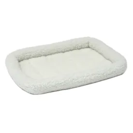 MidWest Homes for Pets QuietTime Bolster Dog Bed White 14in X 22in