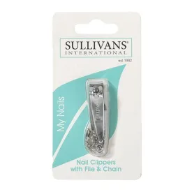 Nail Clippers with File & Chain - Sullivans