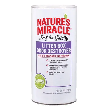Nature’s Miracle Litter Box Odor Destroyer Powder (20-oz)