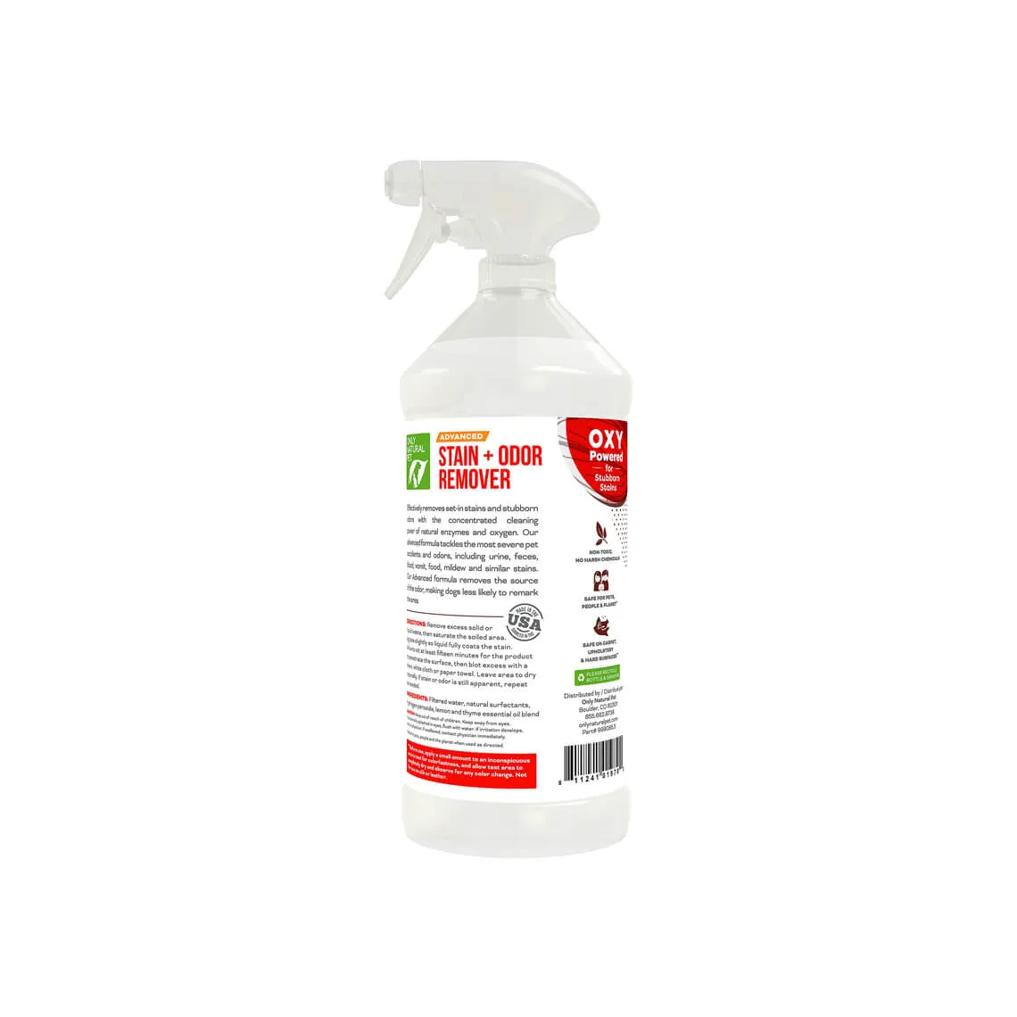 Only Natural Pet Advanced Dog Stain   Odor Remover with Oxy 32 oz