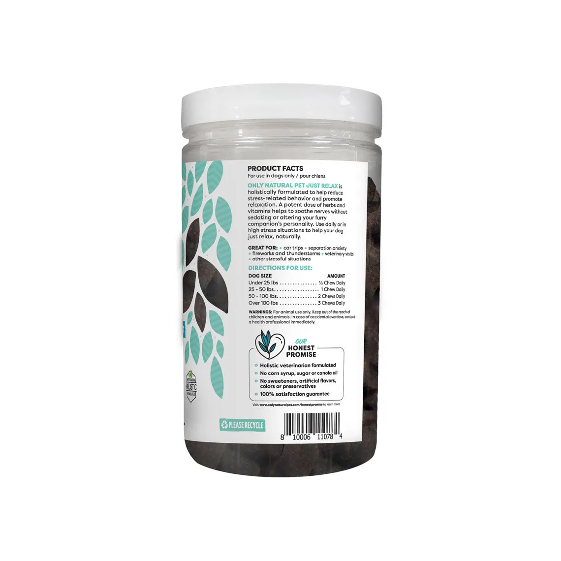 Only Natural Pet Just Relax Calming Chews for Dogs