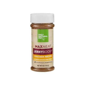 Only Natural Pet MaxMeat Jerky Boost Air-Dried Natural Meal Topper Chicken Recipe for Dogs