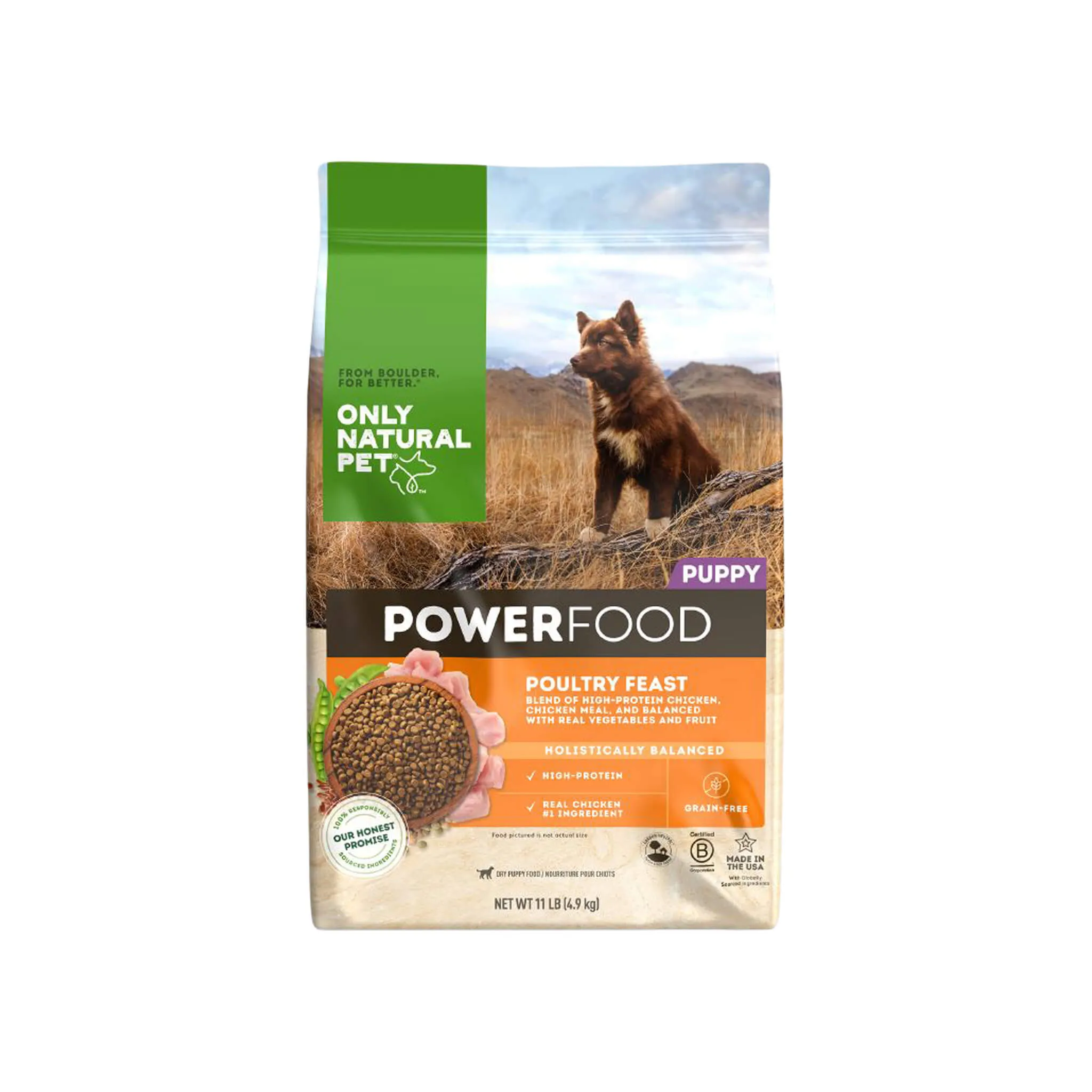 Only Natural Pet PowerFood Chicken and Poultry Feast Grain Free Puppy Food