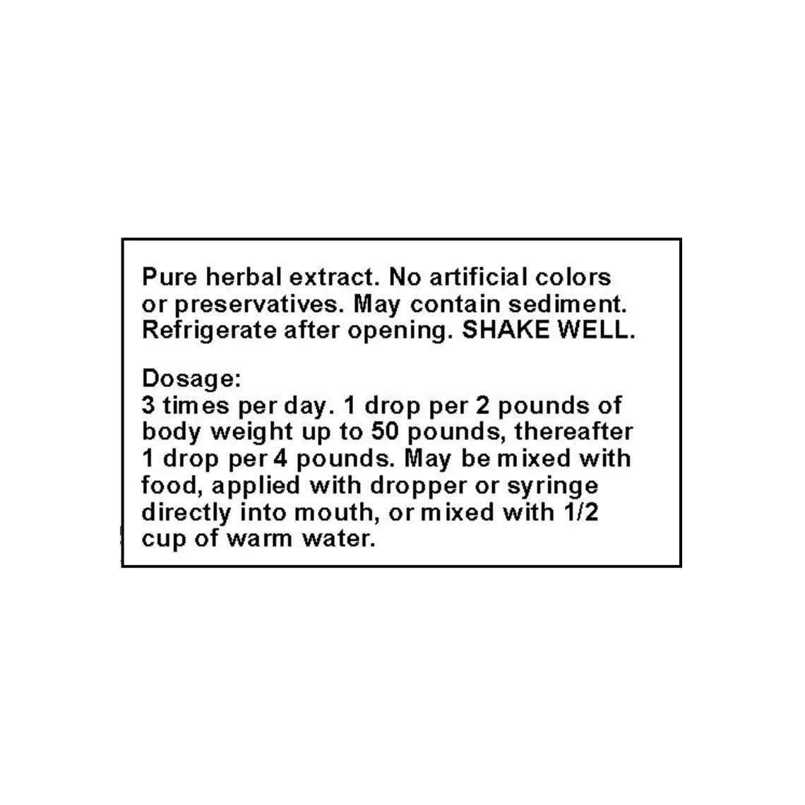 Only Natural Pet Tract-Ease Herbal Formula